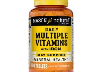 MASON NATURAL DAILY MULTIPLE VITAMINS WITHE IRON 100 COMPRIMES