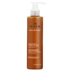 nuxe Rêve de miel® Gel nettoyant et démaquillant visage 200ml