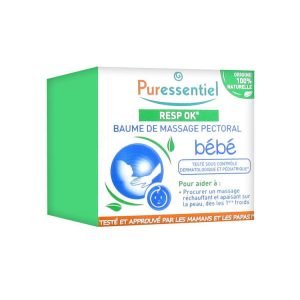 puressentiel baume de massage pectoral bébé respiratoire ok 19 HE -30ml