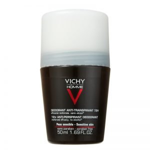 VICHY HOMME DEODORANT ANTI-TRANSPIRANT 72H ROLL-ON 50ML
