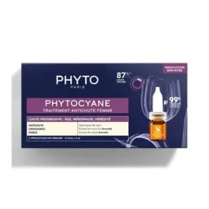 PHYTO SET PHYTOCYANE TRAITEMENT ANTICHUTE FEMME CHUTE PROGRESSIVE