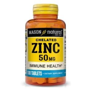 MASON NATURAL CHELATED ZINC 50 MG 100 COMPRIMES
